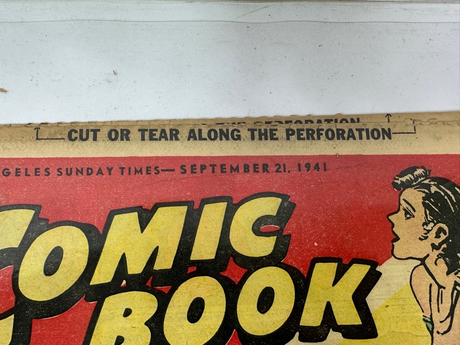 (4) Vintage 1941 Comic Book Magazines From The Los Angeles Sunday Times [Photo 5]