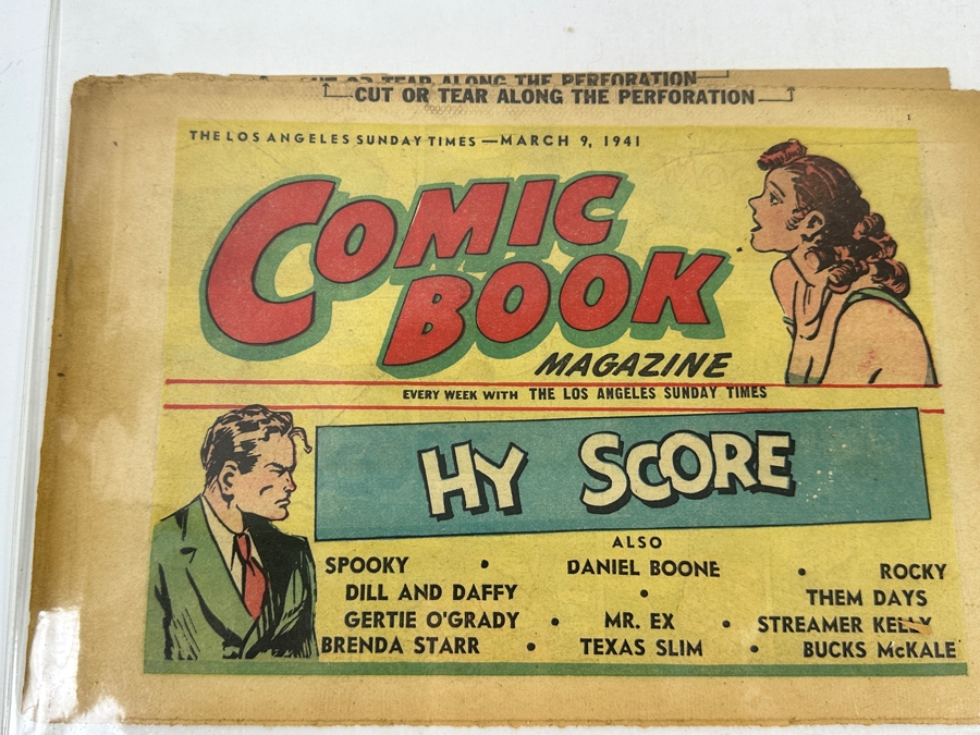 (4) Vintage 1941 Comic Book Magazines From The Los Angeles Sunday Times [Photo 6]