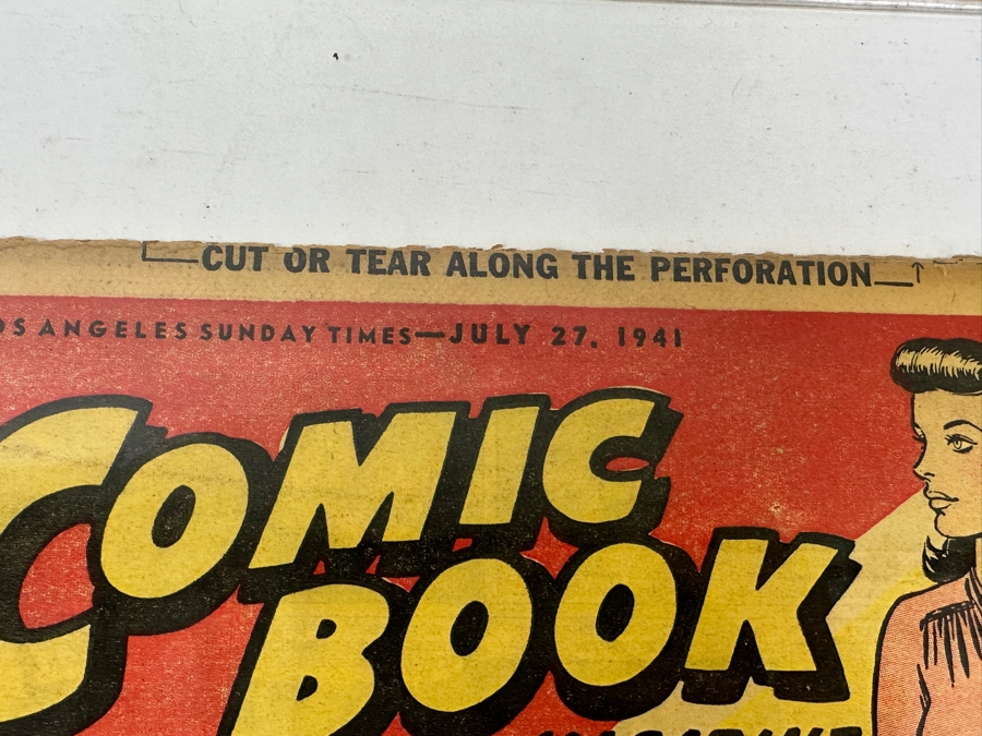 (4) Vintage 1941 Comic Book Magazines From The Los Angeles Sunday Times [Photo 9]