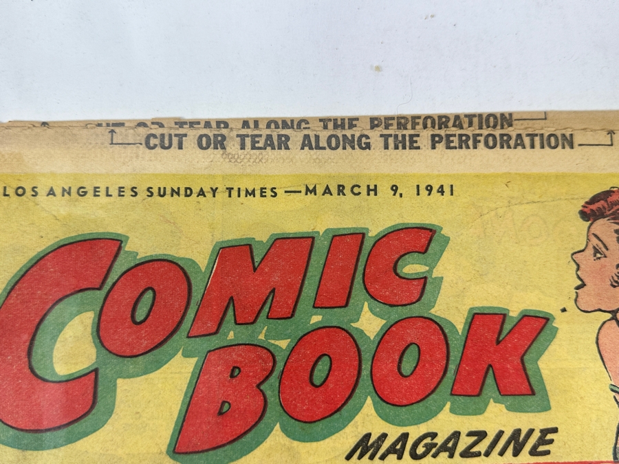 (4) Vintage 1941 Comic Book Magazines From The Los Angeles Sunday Times [Photo 7]