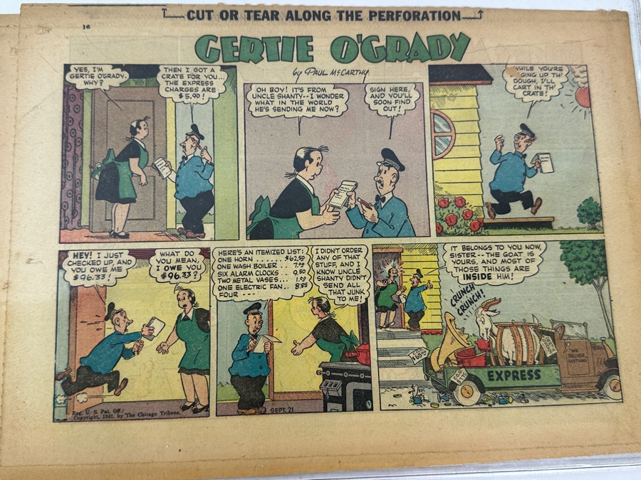 (4) Vintage 1941 Comic Book Magazines From The Los Angeles Sunday Times [Photo 12]