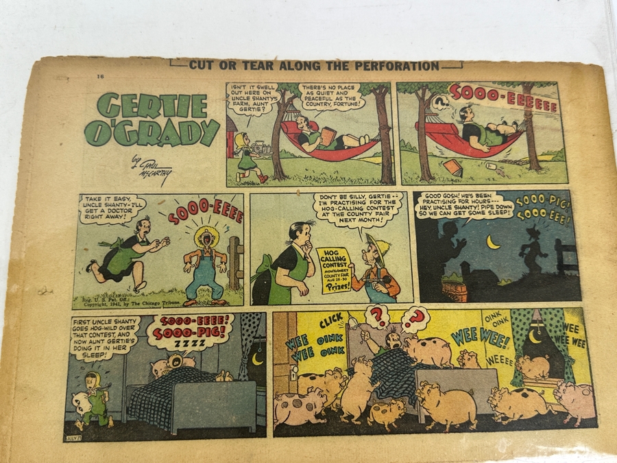 (4) Vintage 1941 Comic Book Magazines From The Los Angeles Sunday Times [Photo 13]