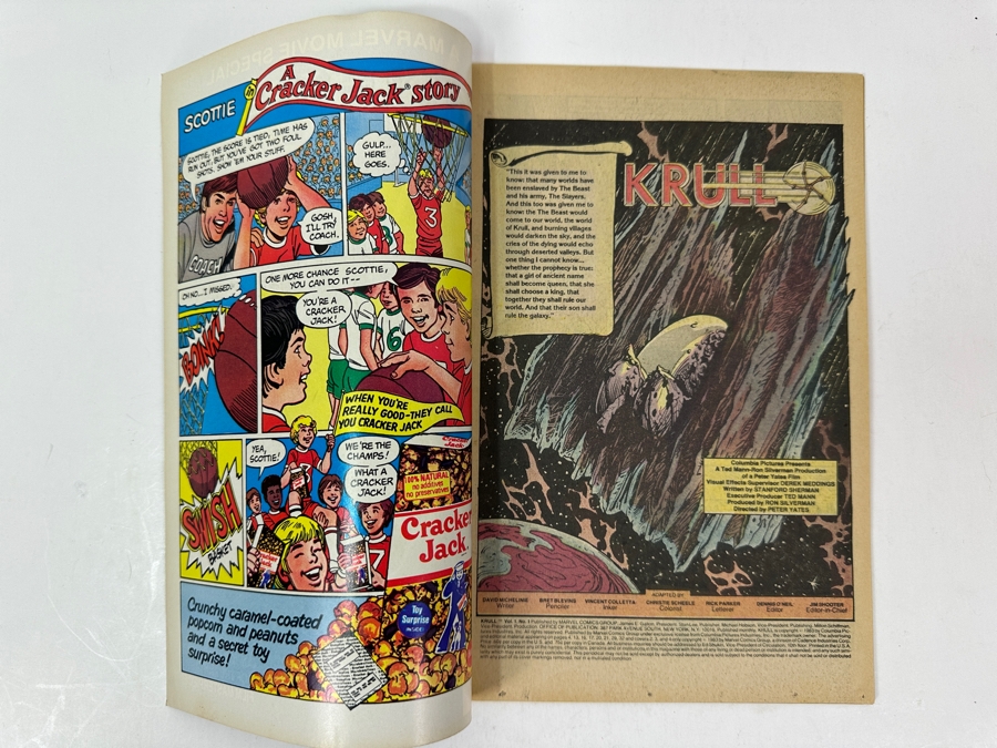 Vintage 1983 Marvel KRULL #1 Comic Book [Photo 3]