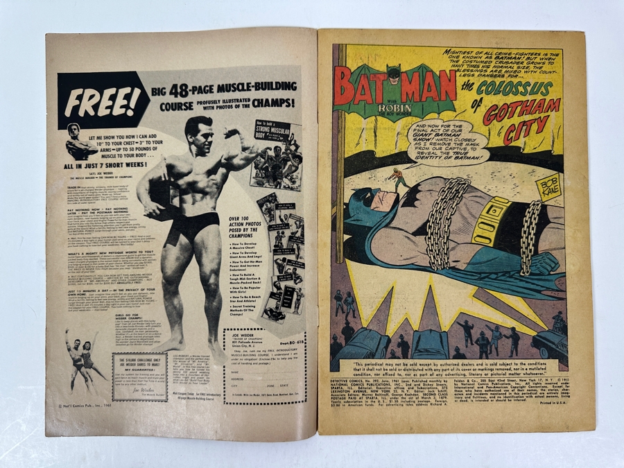 Vintage 1961 DC Comics Detective Comics #292 Batman [Photo 6]