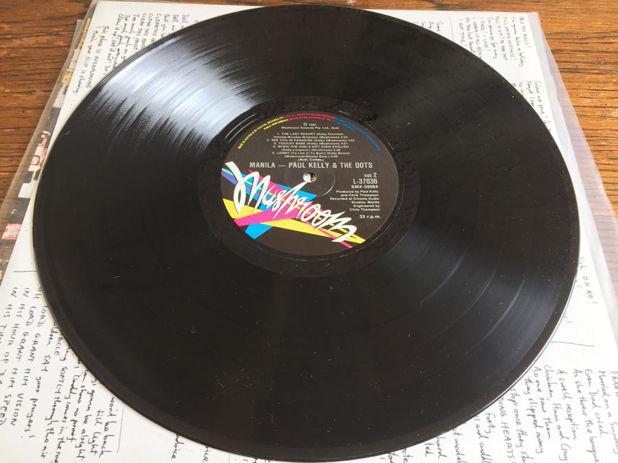 Paul Kelly And The Dots ‎- Manila - Mushroom ‎- L 37636 [Photo 8]