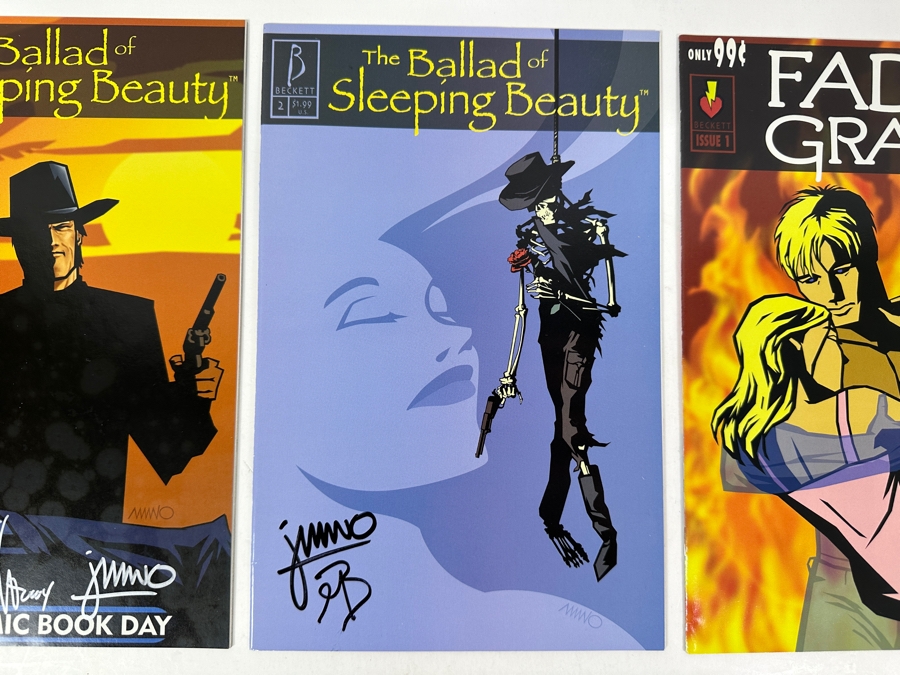 (3) Signed Comic Books: The Ballad Of Sleeping Beauty No. 1 & 2 And Fade From Grace No. 1 [Photo 4]