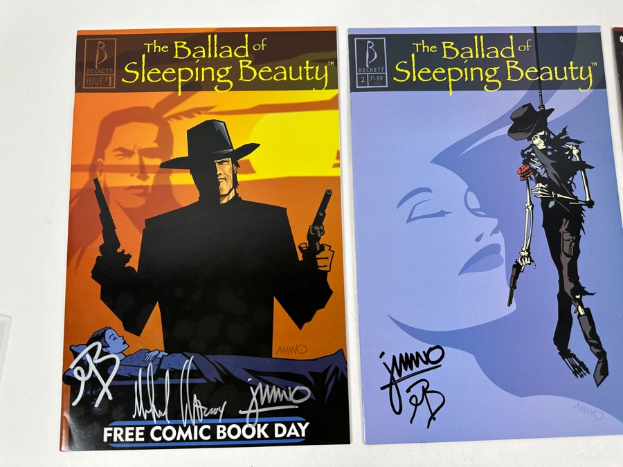(3) Signed Comic Books: The Ballad Of Sleeping Beauty No. 1 & 2 And Fade From Grace No. 1 [Photo 2]