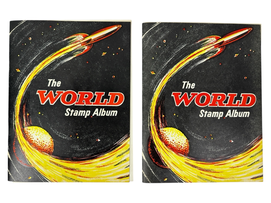 Pair Of New Old Stock The World Stamp Albums (No Stamps)