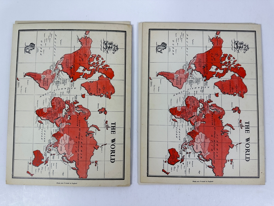 Pair Of New Old Stock The World Stamp Albums (No Stamps) [Photo 7]