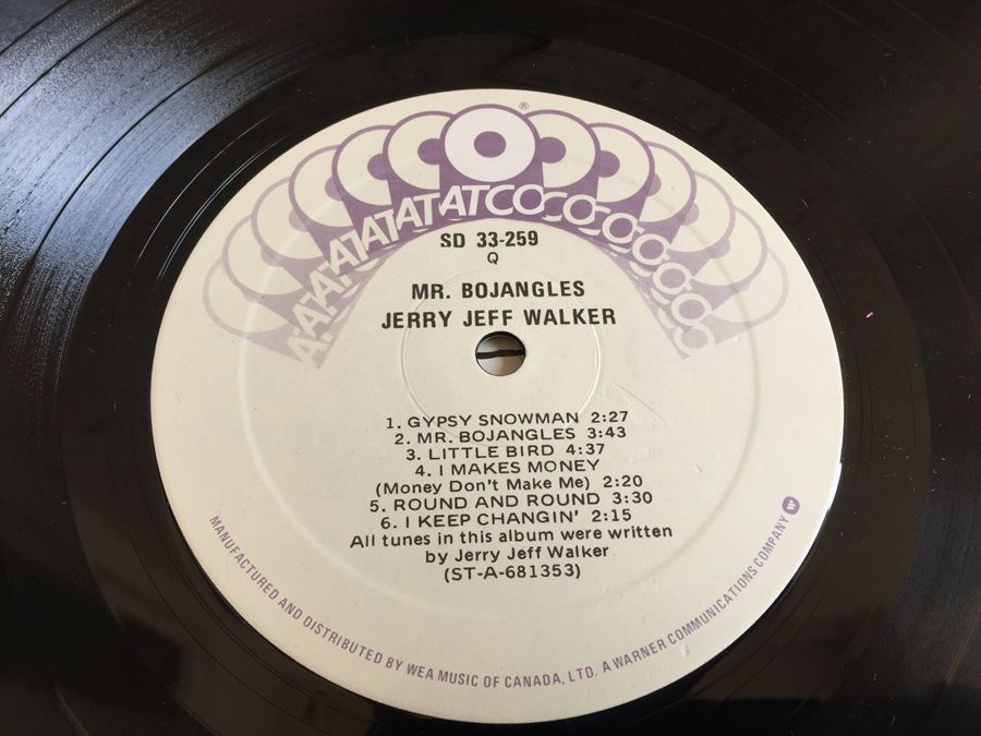Jerry Jeff Walker ‎- Mr. Bojangles - ATCO Records ‎- SD 33-259 [Photo 4]