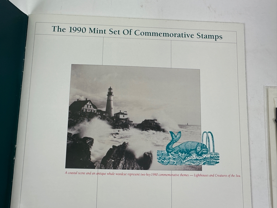 1990 United States Postal Service Mint Set Of Commemorative Stamps [Photo 3]