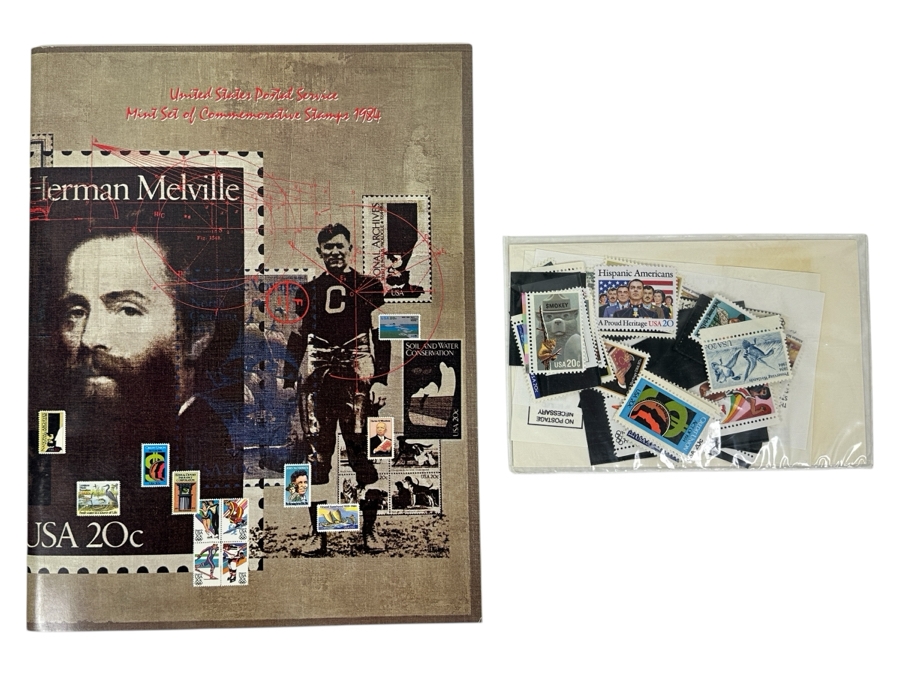 1984 United States Postal Service Mint Set Of Commemorative Stamps