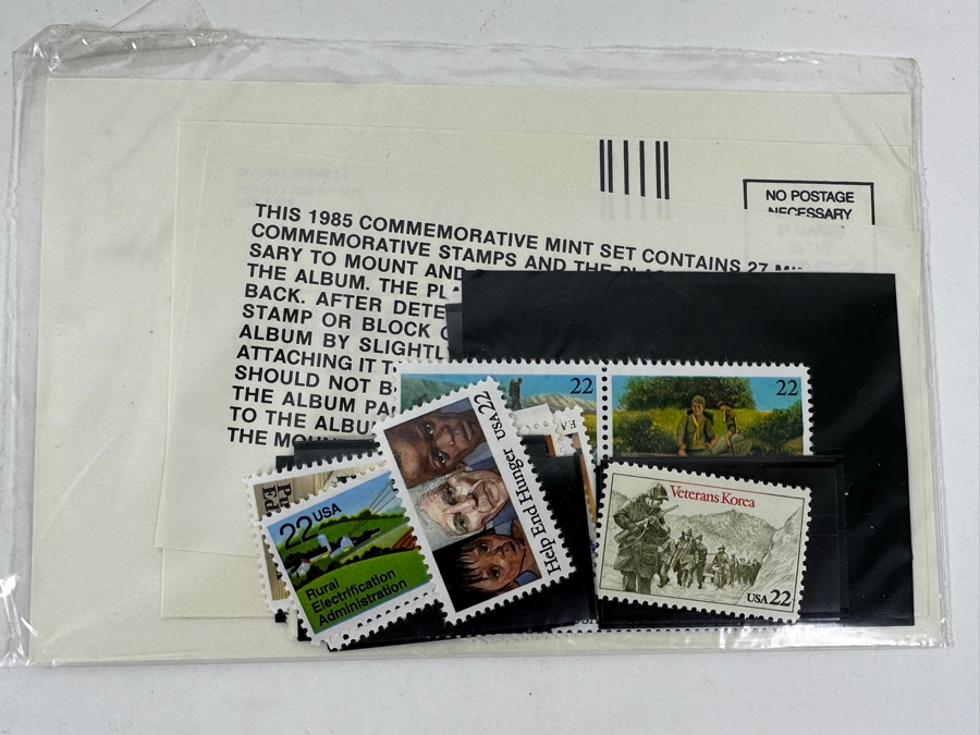 1985 United States Postal Service Mint Set Of Commemorative Stamps [Photo 2]