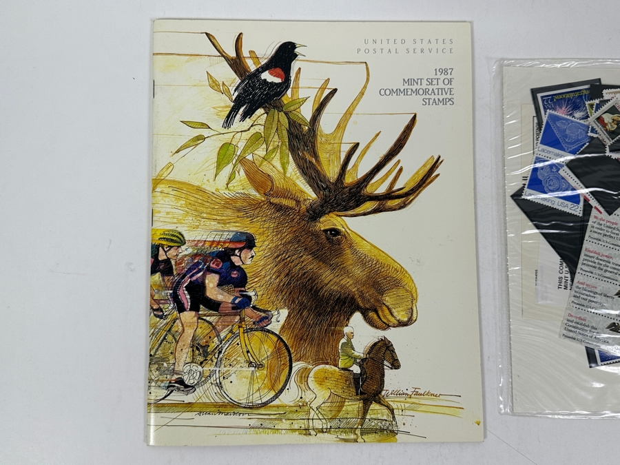 1987 United States Postal Service Mint Set Of Commemorative Stamps [Photo 5]