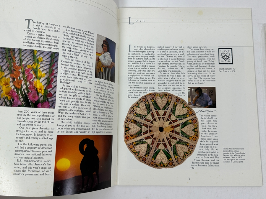 1987 United States Postal Service Mint Set Of Commemorative Stamps [Photo 6]