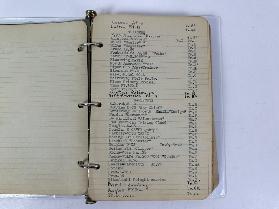 Collection Of WINGS Cigarettes Tobacco Cards Airplane Trading Cards With Book Detailing Various Planes - See Photos [Photo 10]