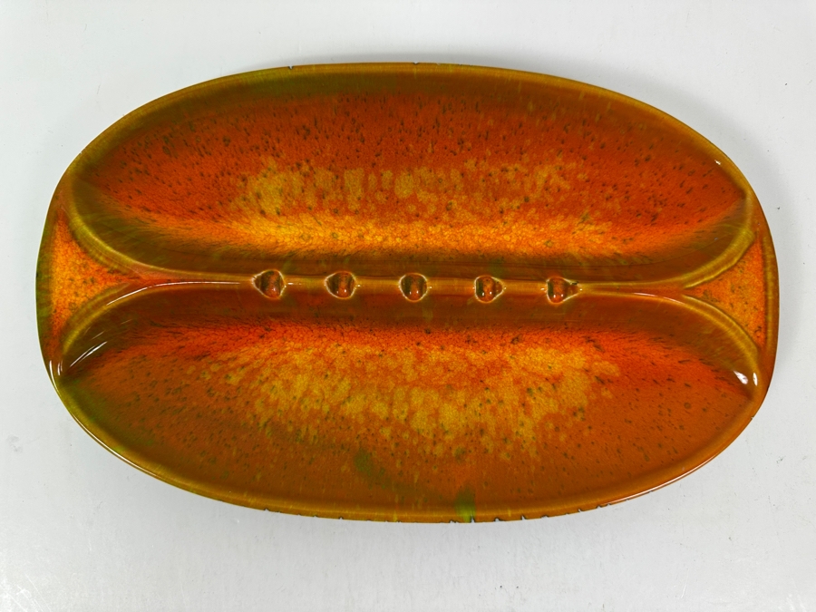 Vintage Mid-Century Modern Lou Hoenig California USA Ashtray 10.5 X 7 [Photo 4]