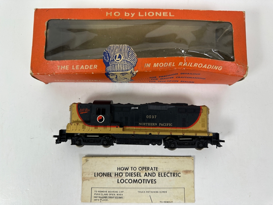 Lionel HO Train Northern Pacific 0597 With Original Box [Photo 2]
