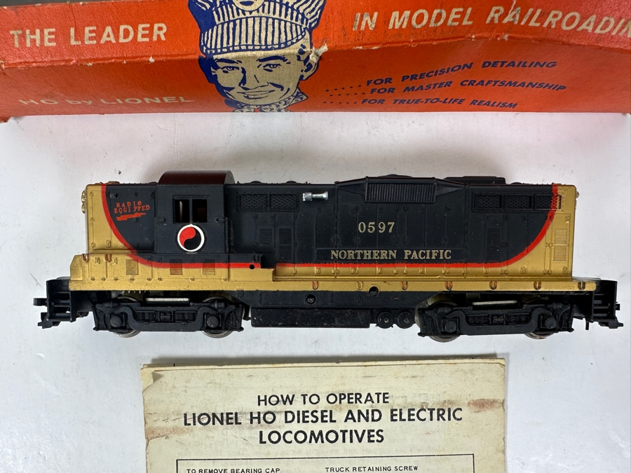 Lionel HO Train Northern Pacific 0597 With Original Box [Photo 3]