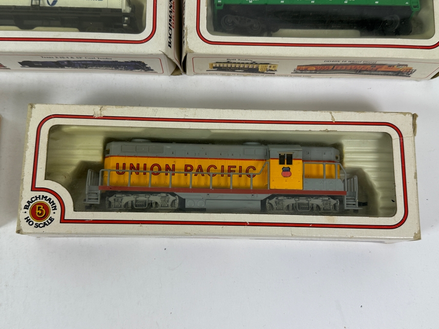 (6) Bachmann Ho Scale Trains With Original Boxes And (1) A. H. M. Ho Scale Train [Photo 2]