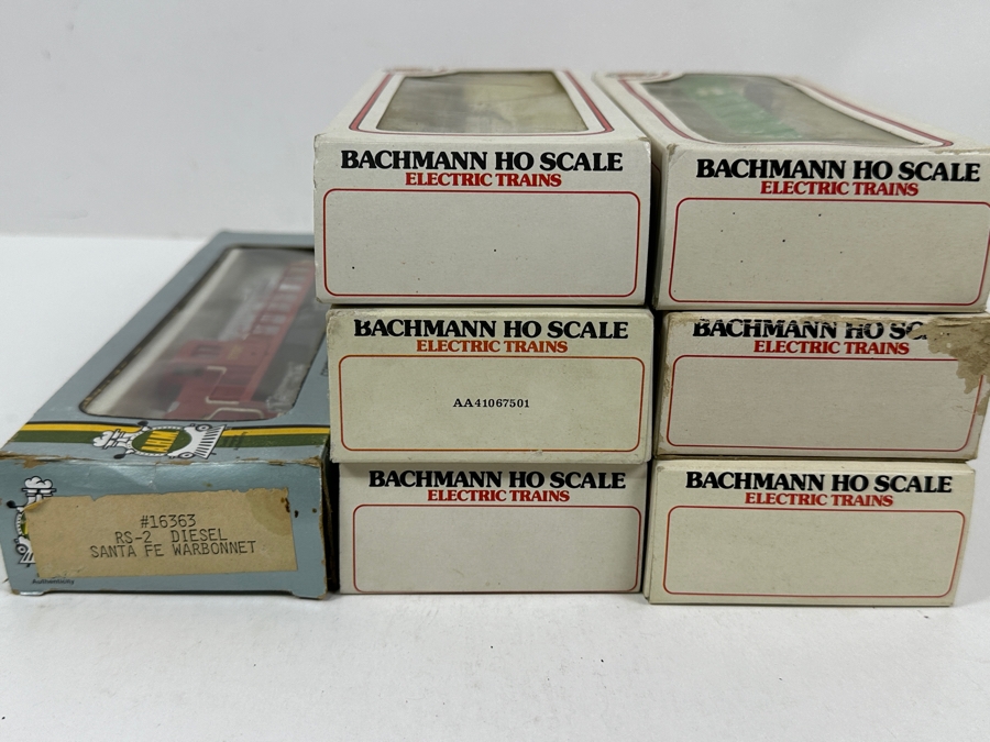 (6) Bachmann Ho Scale Trains With Original Boxes And (1) A. H. M. Ho Scale Train [Photo 10]