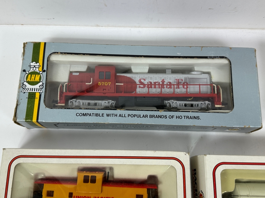 (6) Bachmann Ho Scale Trains With Original Boxes And (1) A. H. M. Ho Scale Train [Photo 8]