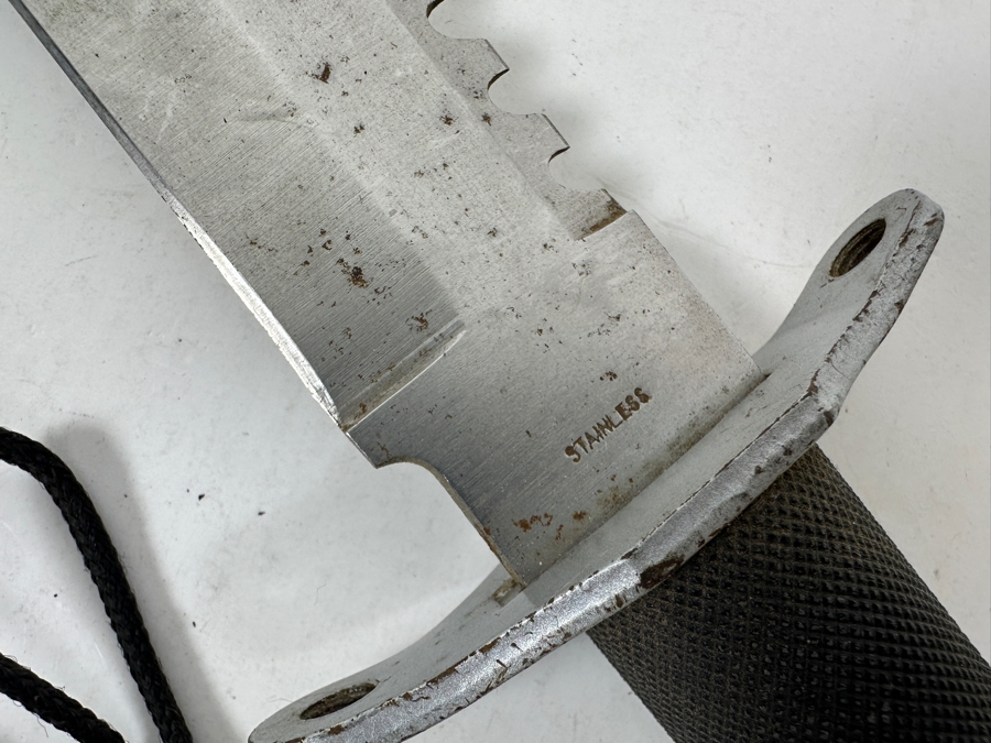 Stainless Steel Rambo Tactical Knife 9” Blade 13” Overall Length [Photo 2]