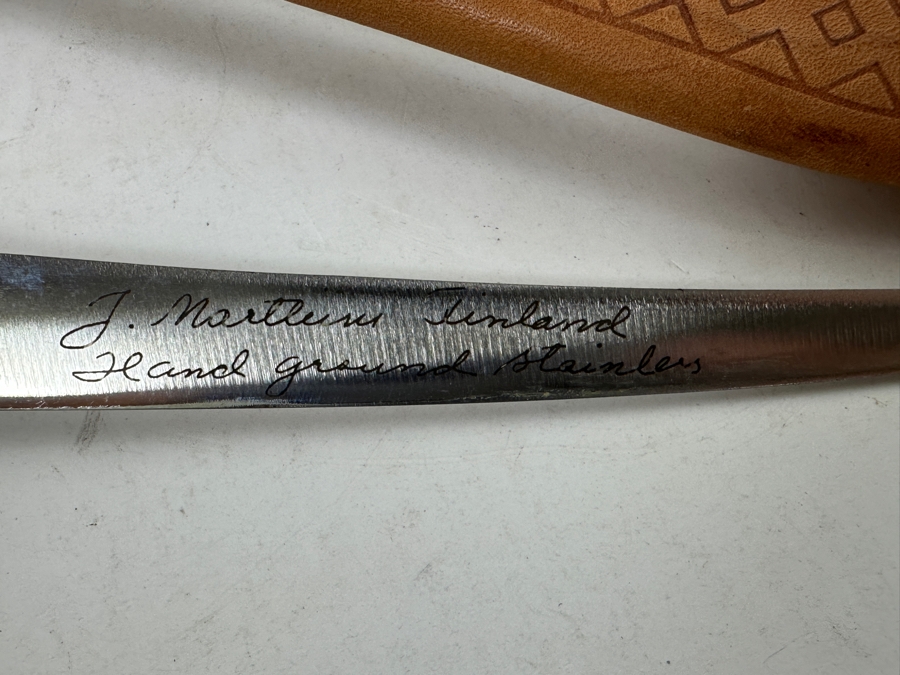 J. Marttiini Finland Rapala Fishing Knife With Leather Sheath 6' Blade [Photo 6]