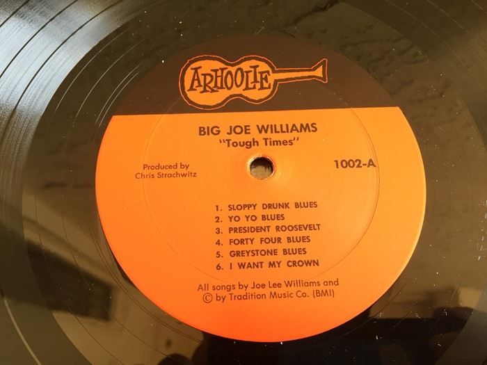 Big Joe Williams ‎- Tough Times - Arhoolie Records ‎- F1002 [Photo 5]