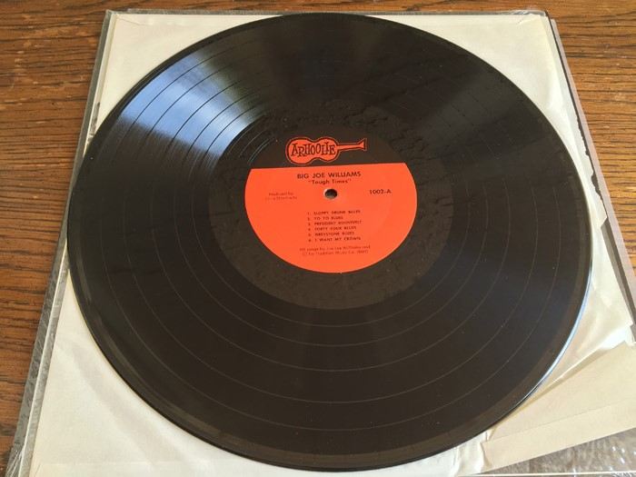 Big Joe Williams ‎- Tough Times - Arhoolie Records ‎- F1002 [Photo 4]