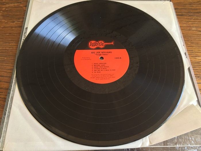 Big Joe Williams ‎- Tough Times - Arhoolie Records ‎- F1002 [Photo 6]
