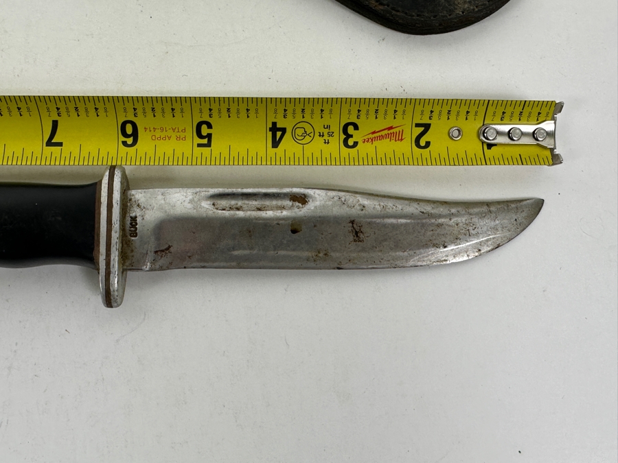Buck 119 Special Hunting Knife With Leather Sheath 6” Blade [Photo 6]