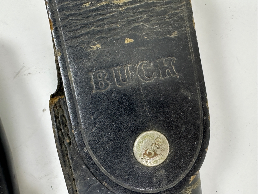 Buck 119 Special Hunting Knife With Leather Sheath 6” Blade [Photo 2]