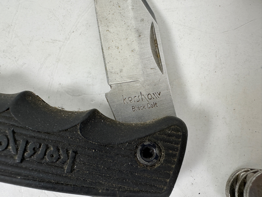 Vintage US Military Camillus Multi-Tool Knife, Kershaw Black Colt Pocket Knife & 3 Blade Sharp Pocket Knife [Photo 4]