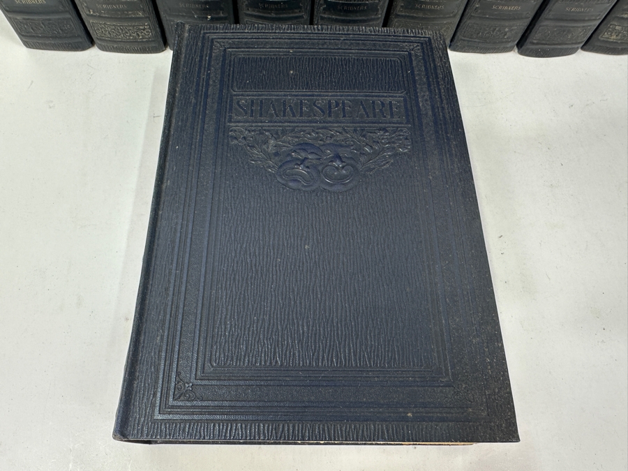 Antique 1924 Volumes 1-12 Of The New Grant White Shakespeare Hardcover Books Charles Scribner’s Sons New York [Photo 8]