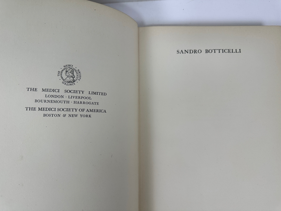 Rare Limited Edition Oversized 3 Volume Hardcover Books Set Sandro Botticelli By Yukio Yashiro Numbered 248 Of 600 [Photo 6]