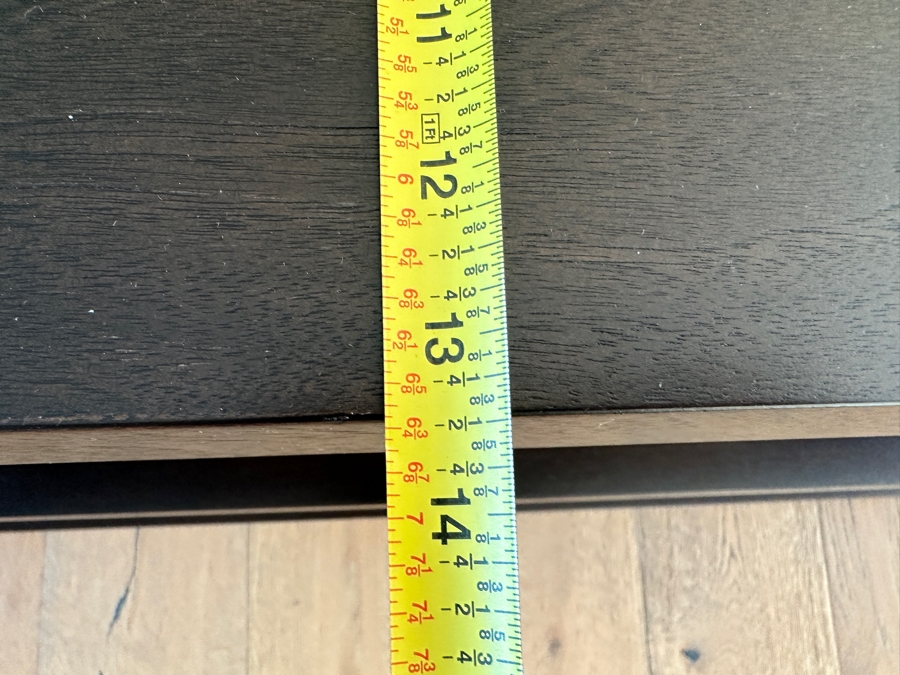 Restoration Hardware Corner Console Sofa 3-Level Table With Shelves - Can Be Separated 53W X 13.5D X 23H And 39W X 13.5D X 23H [Photo 6]