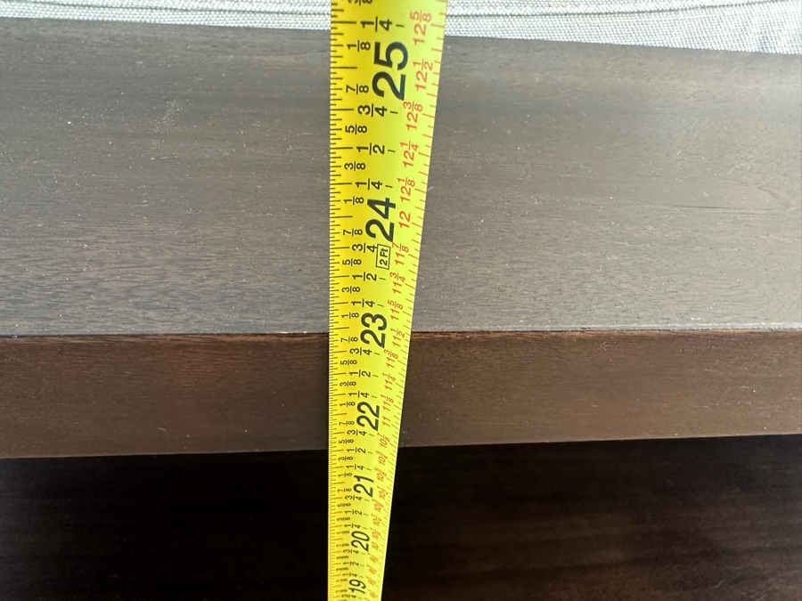 Restoration Hardware Corner Console Sofa 3-Level Table With Shelves - Can Be Separated 53W X 13.5D X 23H And 39W X 13.5D X 23H [Photo 9]