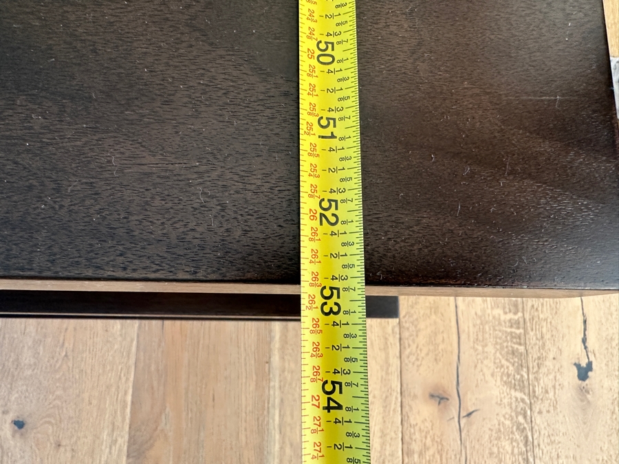 Restoration Hardware Corner Console Sofa 3-Level Table With Shelves - Can Be Separated 53W X 13.5D X 23H And 39W X 13.5D X 23H [Photo 7]