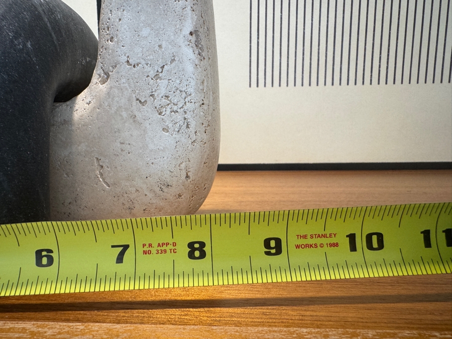 Isaac Nesting Travertine and Marble Bookends 8'W x 8'H [Photo 4]