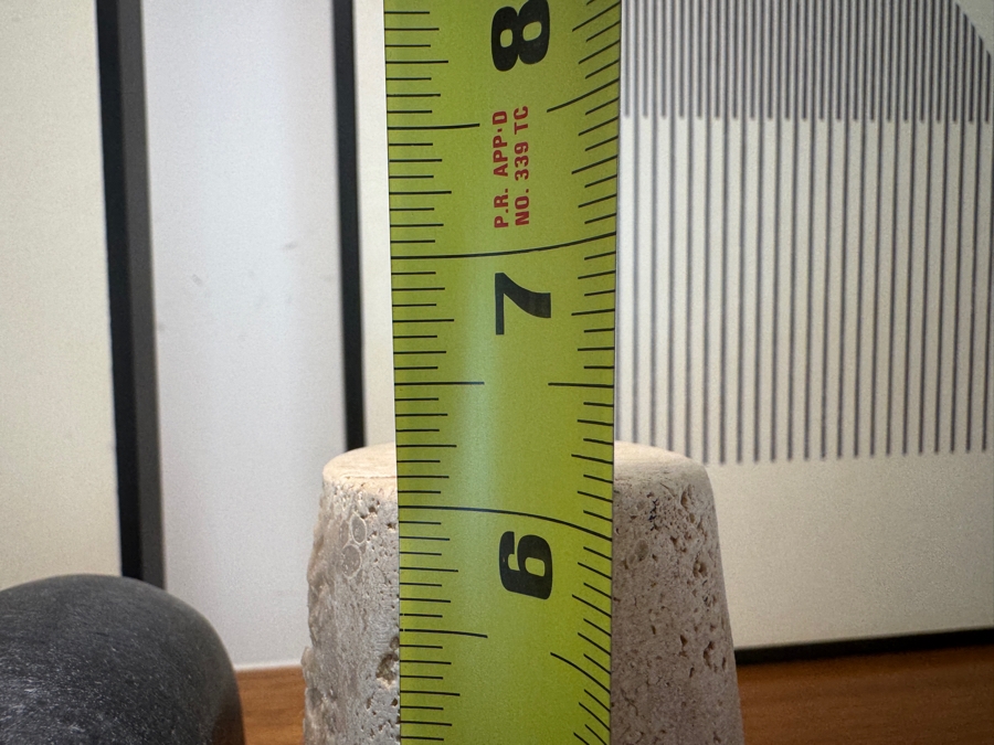 Isaac Nesting Travertine and Marble Bookends 8'W x 8'H [Photo 5]