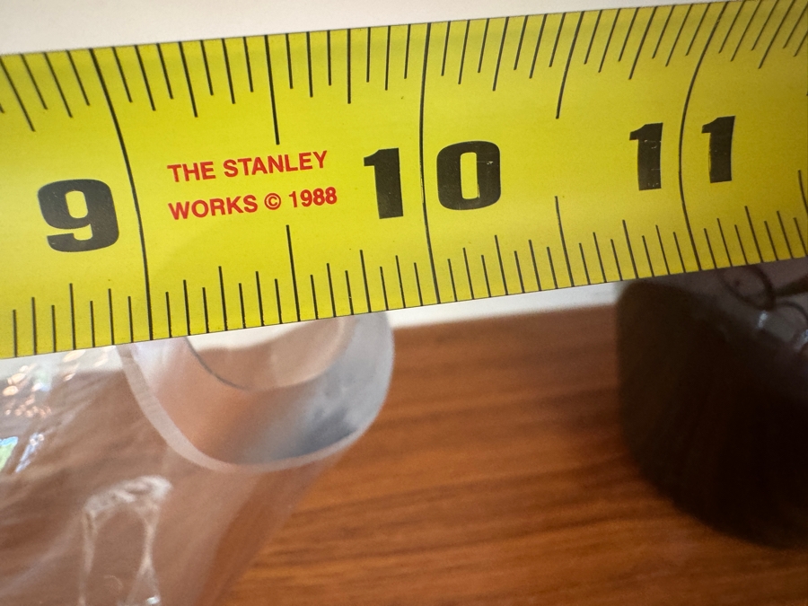 Just Added - Pair of Clear Glass Open Mouth Fish Vases 14'W x 9'H and 10'W x 7' H  [Photo 5]