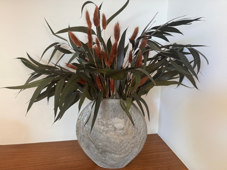 Just Added - Modern Stone Vase 10'W x 10'H 