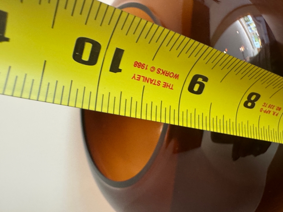 Pair of Crate & Barrel CB2 Coco Smoked Glass Hurricane Candle Holders 9' x 9' and 6' x 6' [Photo 5]