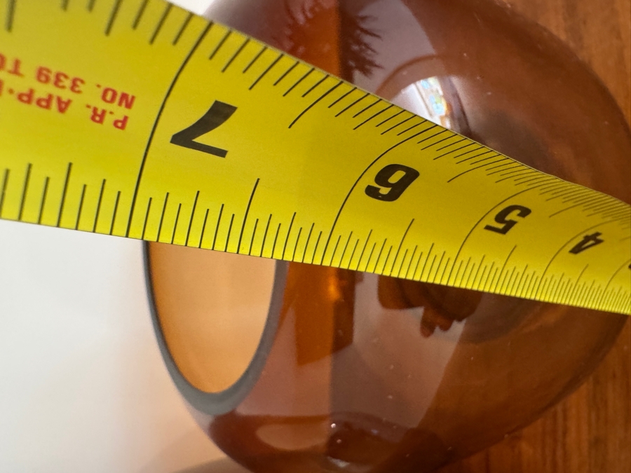 Pair of Crate & Barrel CB2 Coco Smoked Glass Hurricane Candle Holders 9' x 9' and 6' x 6' [Photo 7]