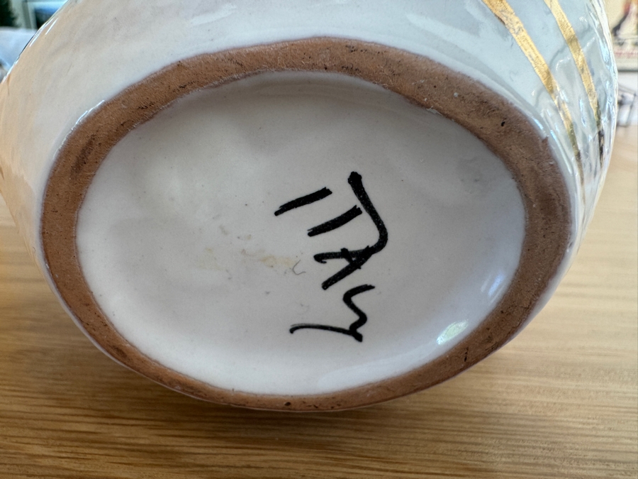 Just Added - Vintage MCM Aldo Londi Bitossi Figural Zebra Bowl, Italy 7'W x 6'H [Photo 4]