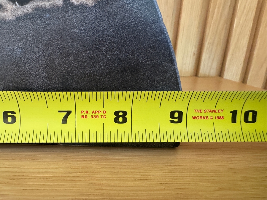 Just Added - Pair of Petrified Wood Bookends 4.5'W x 5'H Each [Photo 6]