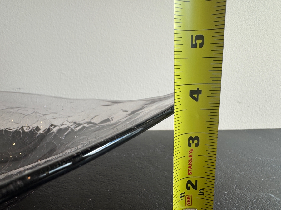 Just Added - Purple Decorative Art Glass Bowl 16'W x 12'D [Photo 7]