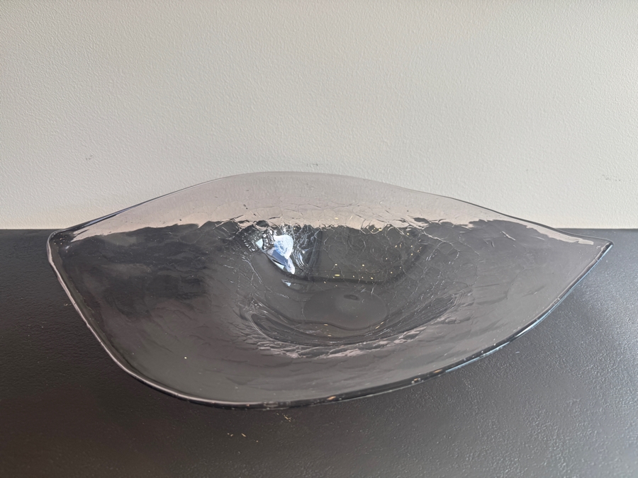 Just Added - Purple Decorative Art Glass Bowl 16'W x 12'D