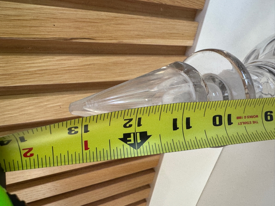 Just Added - Pair of Cut Glass Decanters [Photo 4]